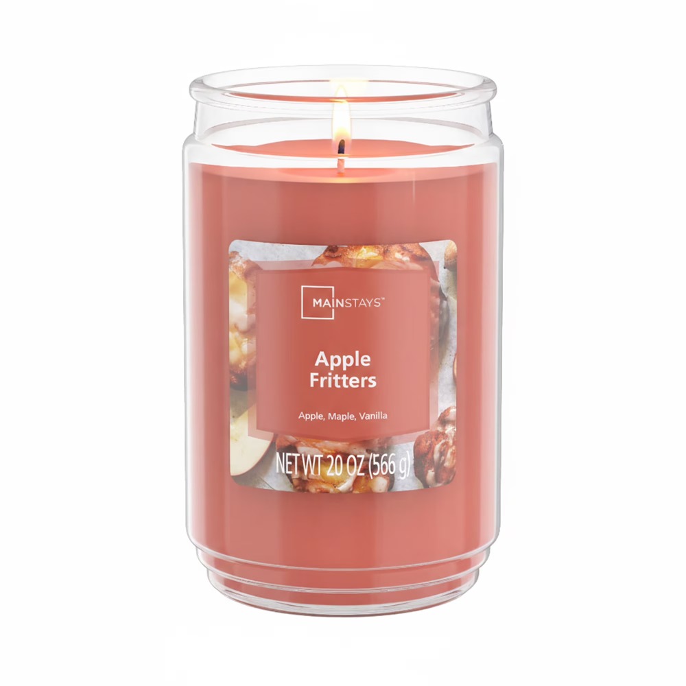 Home Fragrance - Apple Fritters Scented Candle in Glass