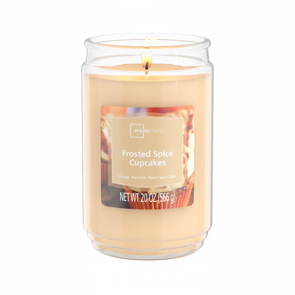 Home Fragrance Warm Vanilla Scented Candle - Frosted Spice Cupcakes Scented Candle Large