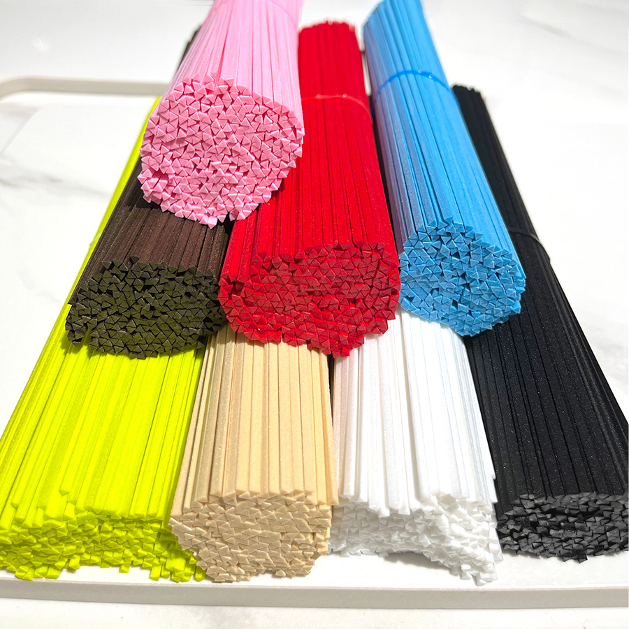 Home Fragrance Reed Diffuser - 50pcs 22cmx3mm Triangle Shape Fibre Reed