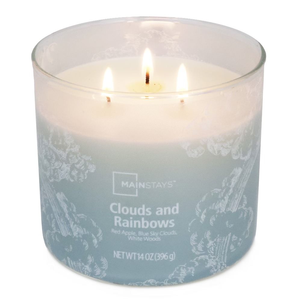 Home Fragrance - 3 Wick Scented Candle Wrapped Clouds
