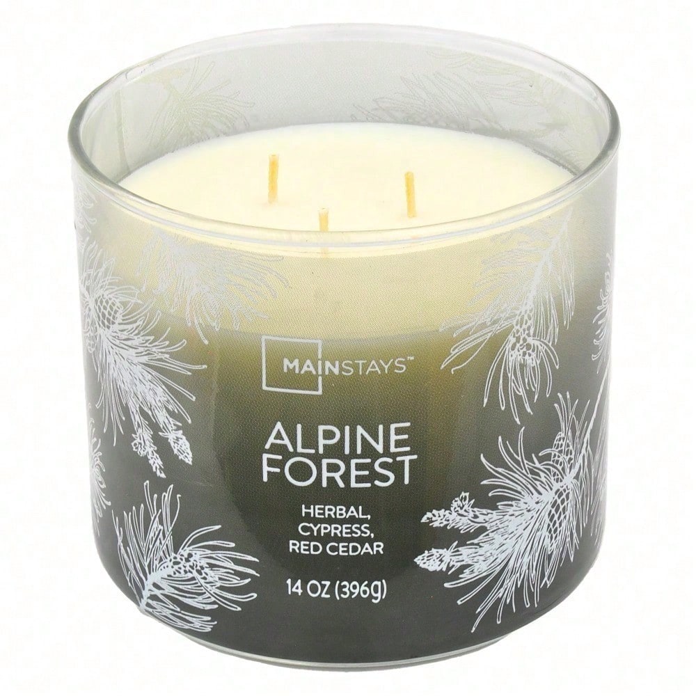 Home Fragrance - 3-Wick Ombre Wrapped Alpine Forest Scented