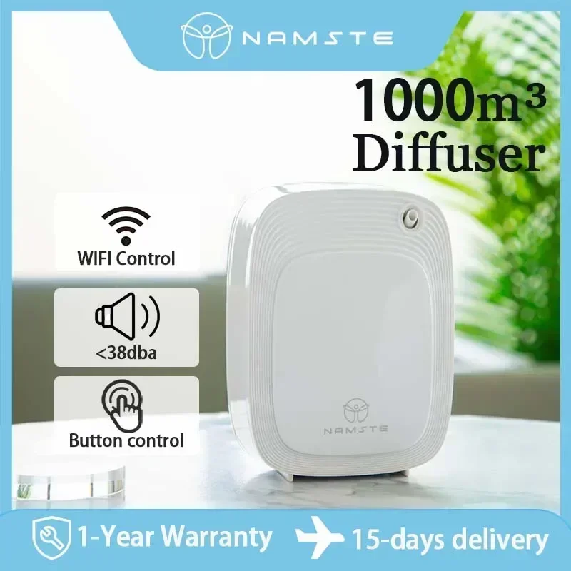 Home Fragrance Logo - Namste 1000m³ Aroma Diffuser Machine 200ML