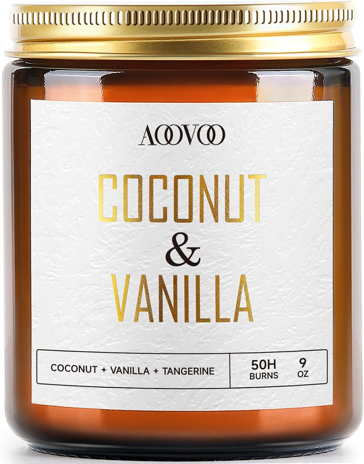 Home Fragrance Vanilla Scented Candle - Coconut Vanilla Scented Candle 9 oz