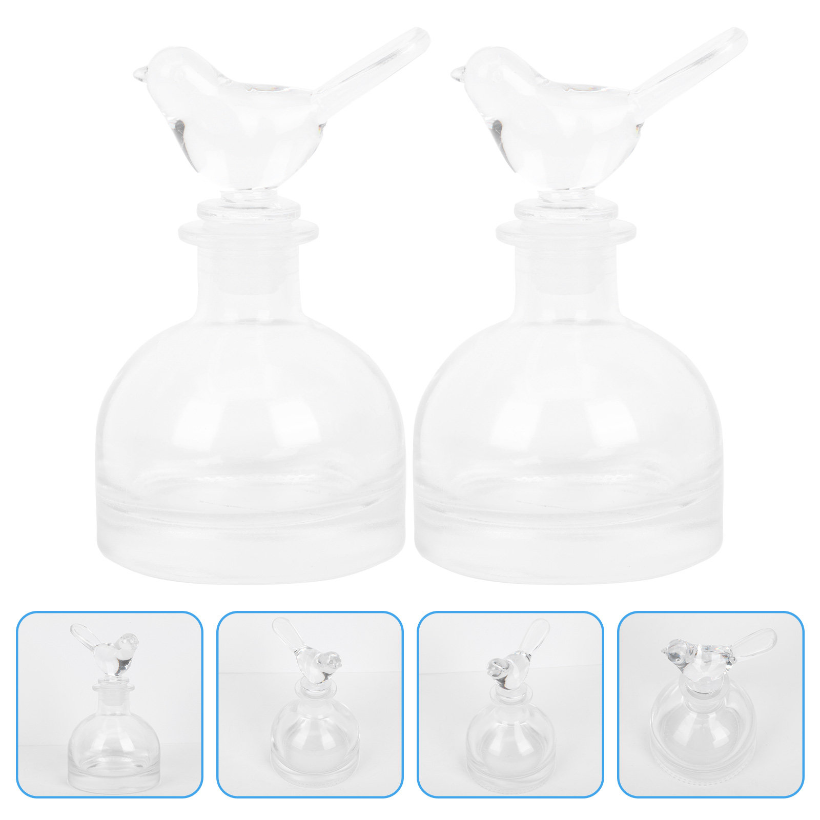 2Pcs Glass Perfume Bottles Cle - Home Fragrance Aromatherapy recensione e prezzo