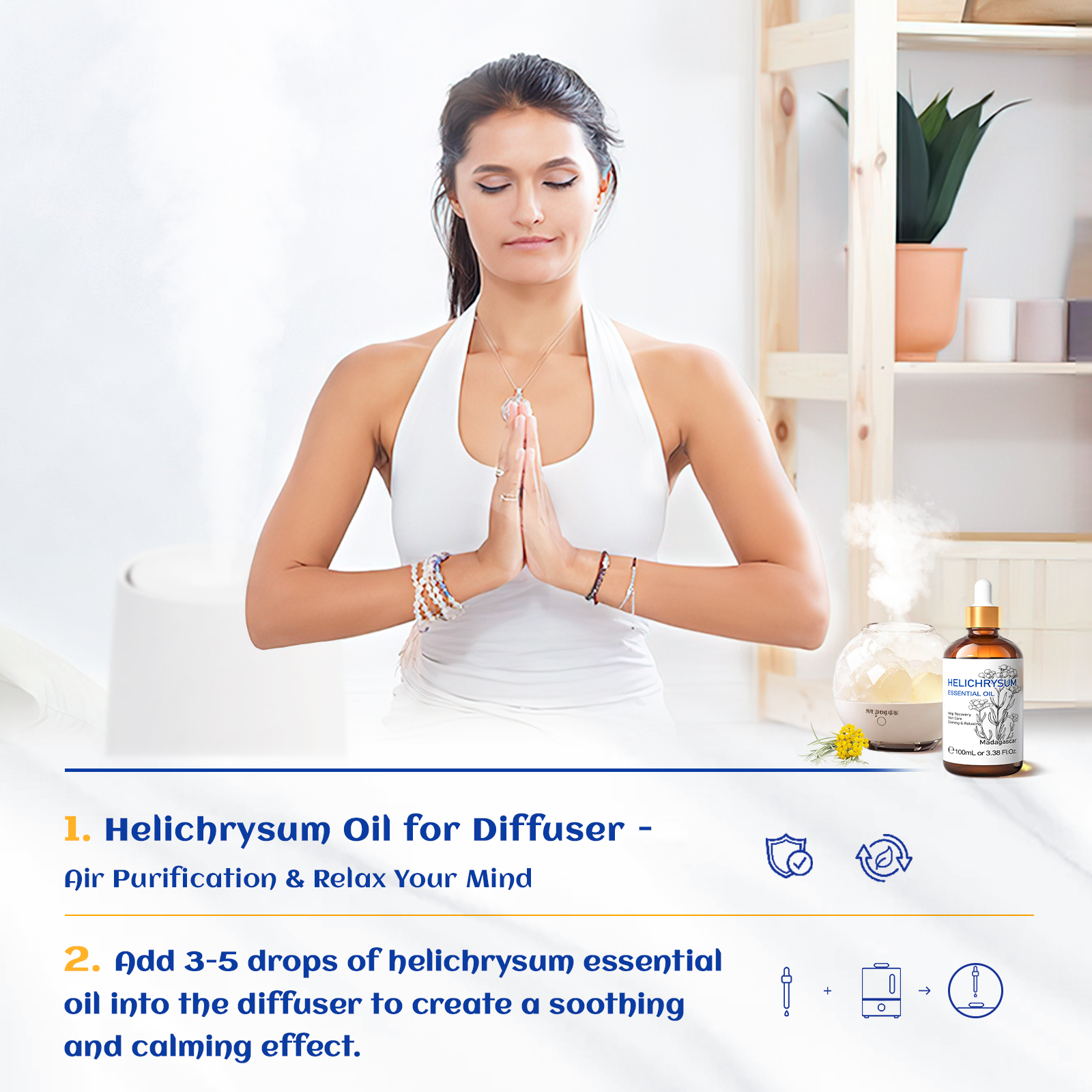 HIQILI 100ml Essential Oil, 10 - Home Fragrance Mist recensione e prezzo