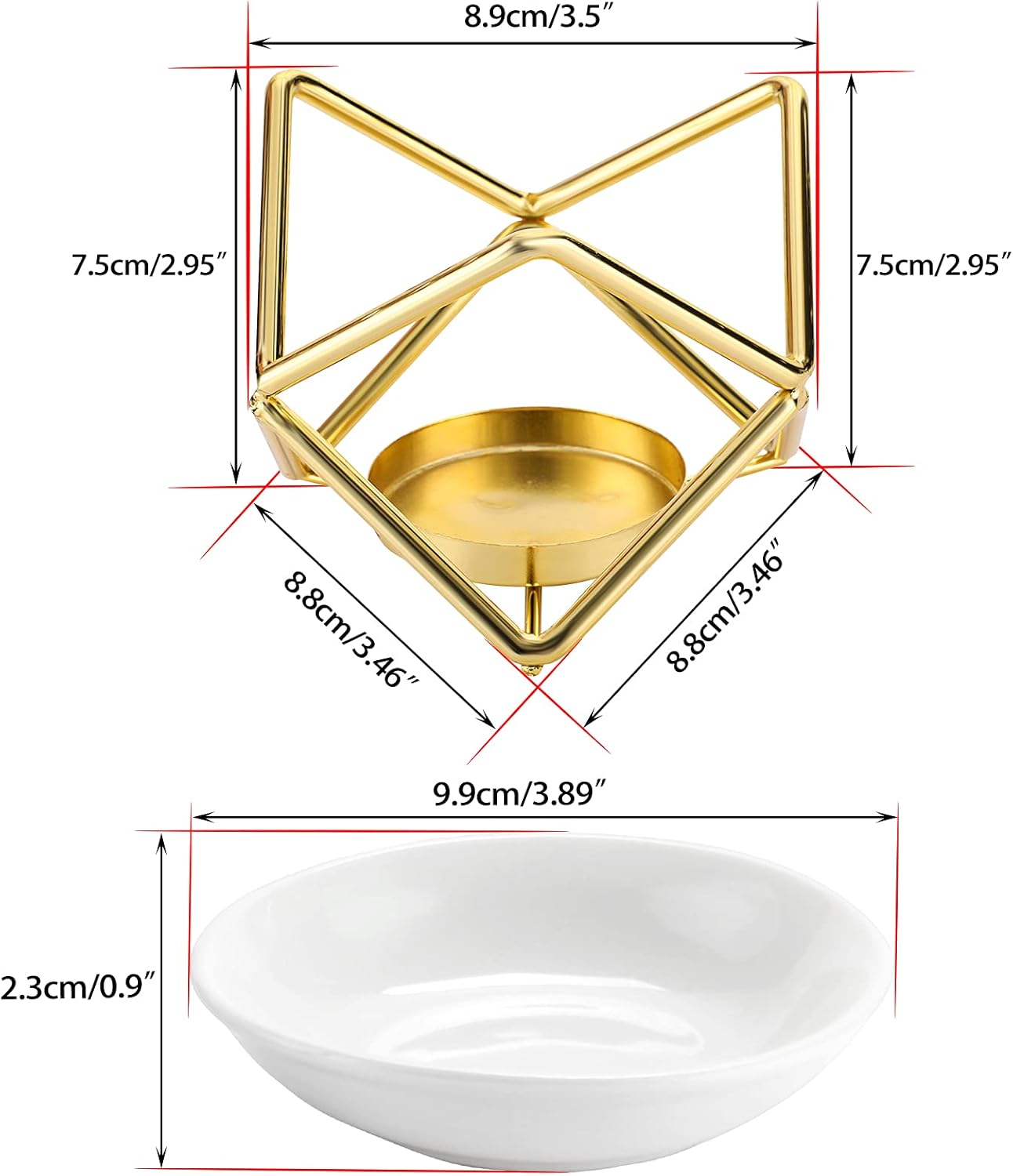 Euro Metal Oil Burner Wax Warm - Home Fragrance Aromatherapy recensione e prezzo