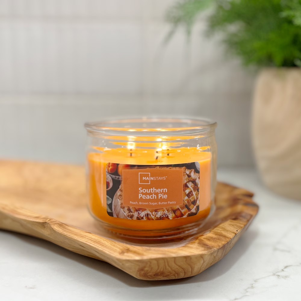 Southern Peach Pie Scented Lar - Home Fragrance Warm Vanilla Scented Candle recensione e prezzo