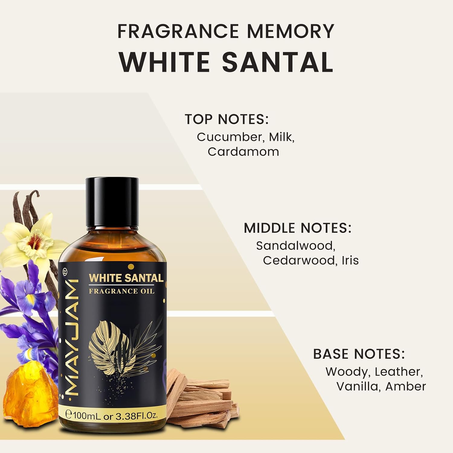 White Santal Fragrance Oil 3.3 - In Home Fragrance Products recensione e prezzo