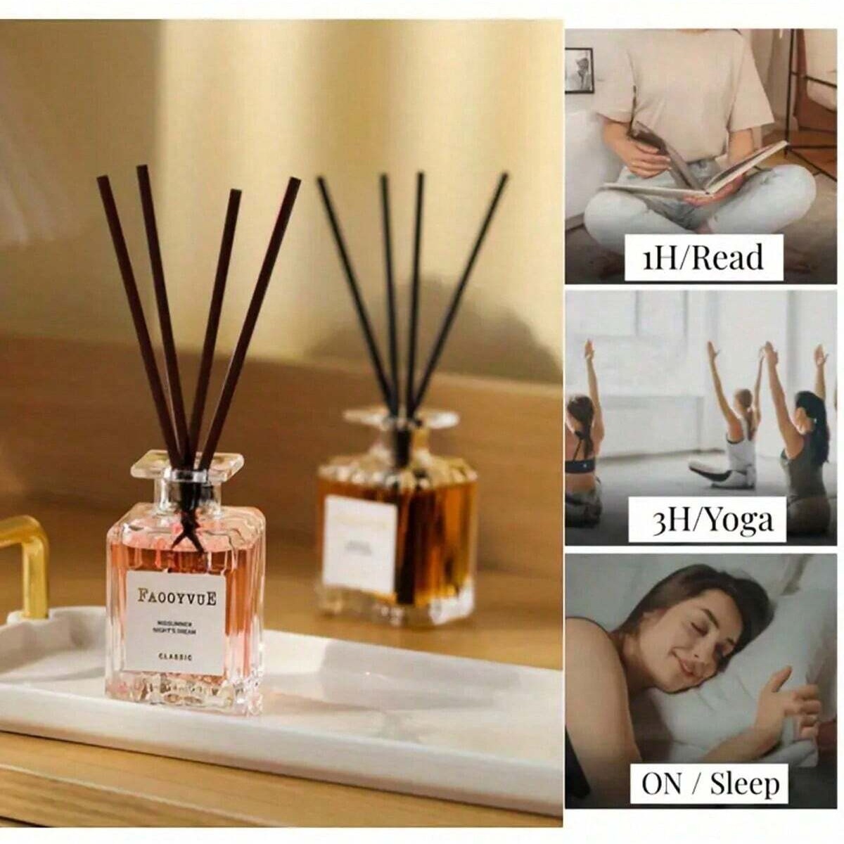 50ml Flameless Reed Diffuser A - Home Fragrance Logo recensione e prezzo