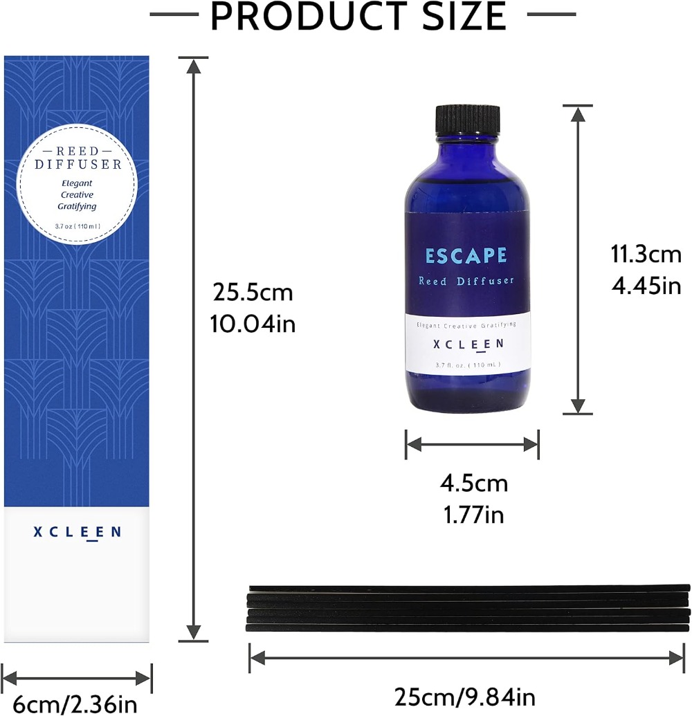 Reed Diffuser Set 3.7oz, 6 Sti - In Home Fragrance Products recensione e prezzo