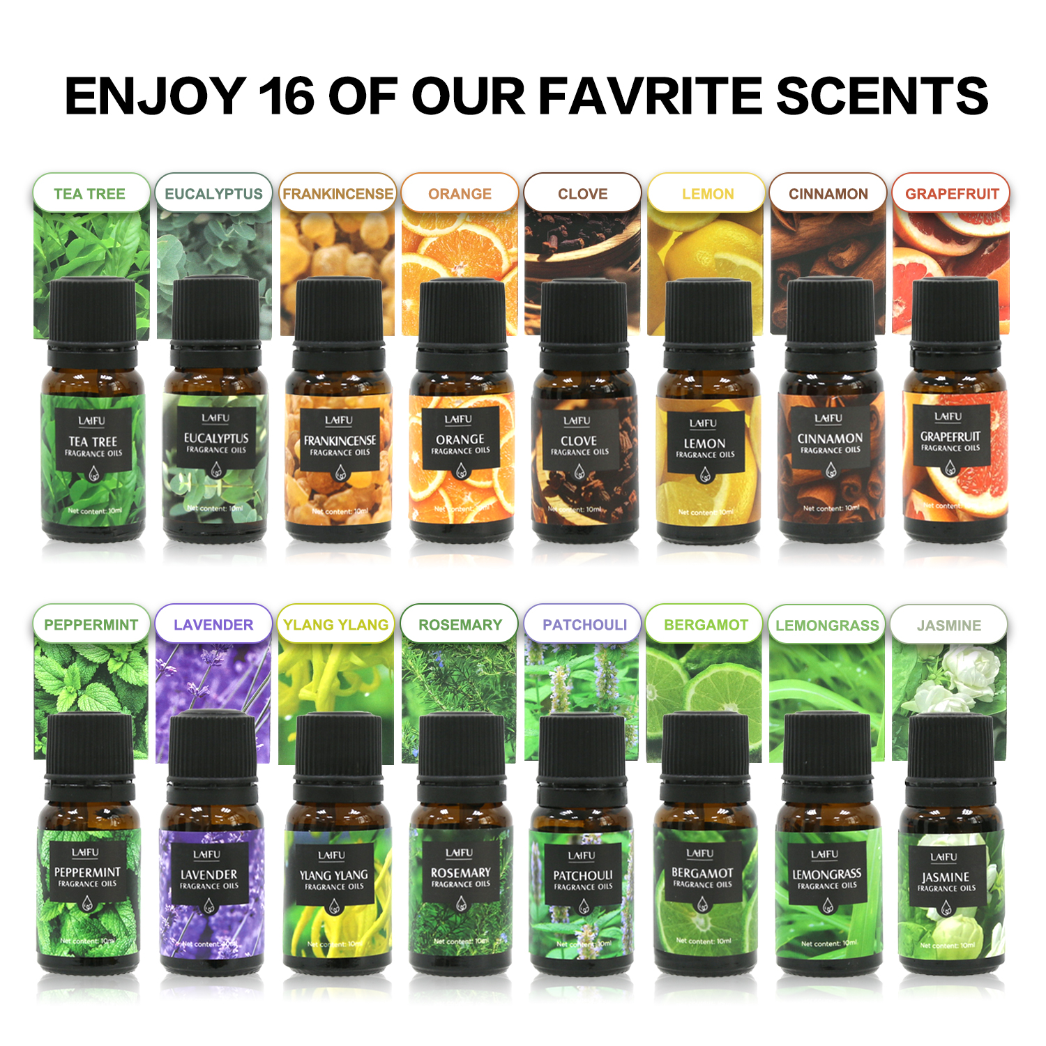 16x10ml Essential Oils Set for - Home Fragrance Mist recensione e prezzo