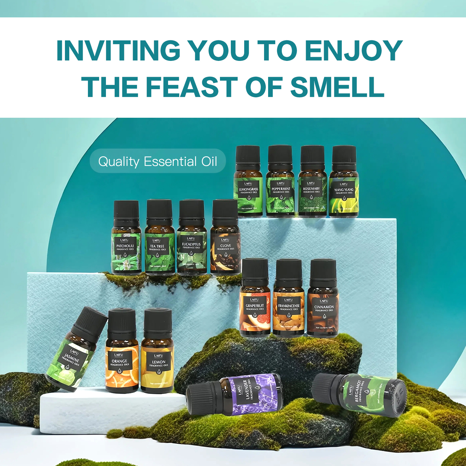 16x10ml Essential Oils Set for - Home Fragrance Mist recensione e prezzo