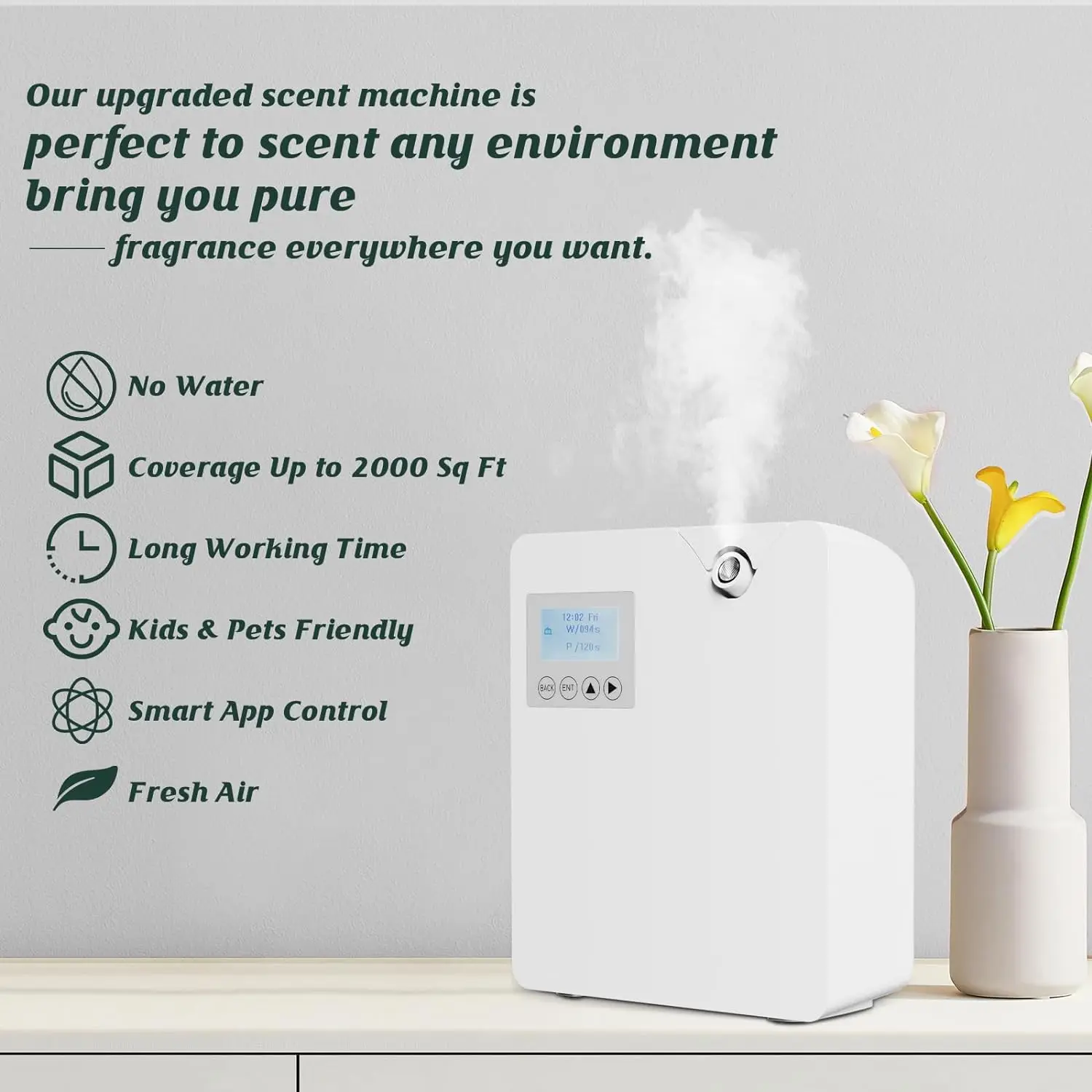 Waterless Fragrance Diffuser 3 - Home Fragrance Logo recensione e prezzo