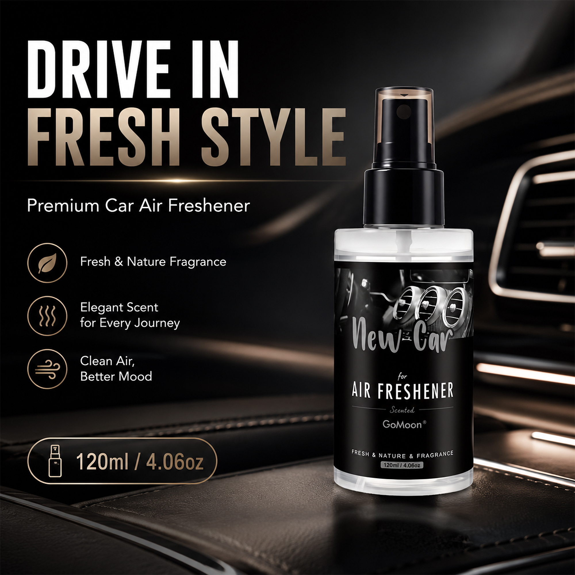 120ml/4.06oz New car scented p - Home Fragrance Logo recensione e prezzo