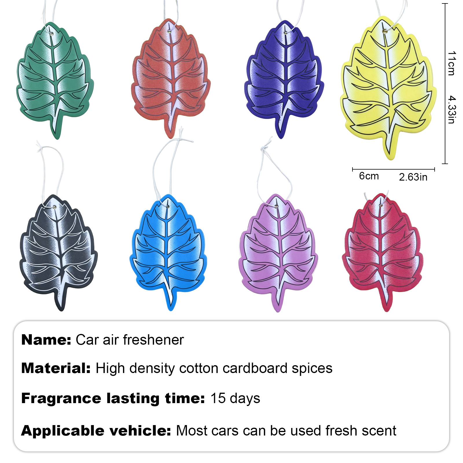 15 Pack Assorted Scent Car Air - Home Fragrance Logo recensione e prezzo