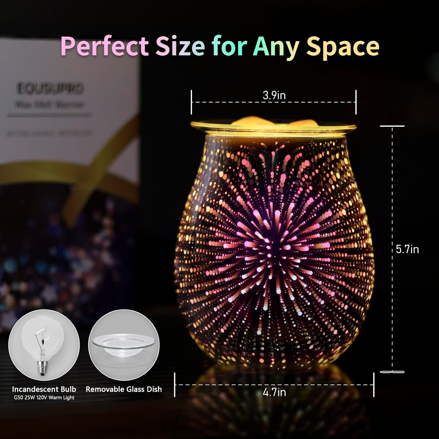 3D Glass Electric Wax Melt War - In Home Fragrance Products recensione e prezzo