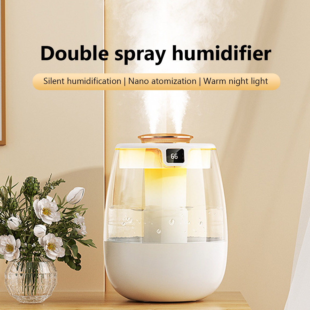 1.3L Air Humidifier Double Spr - Home Fragrance Mist recensione e prezzo