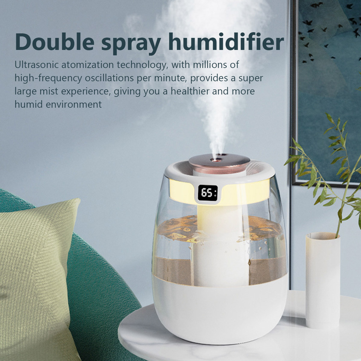 1.3L Air Humidifier Double Spr - Home Fragrance Mist recensione e prezzo