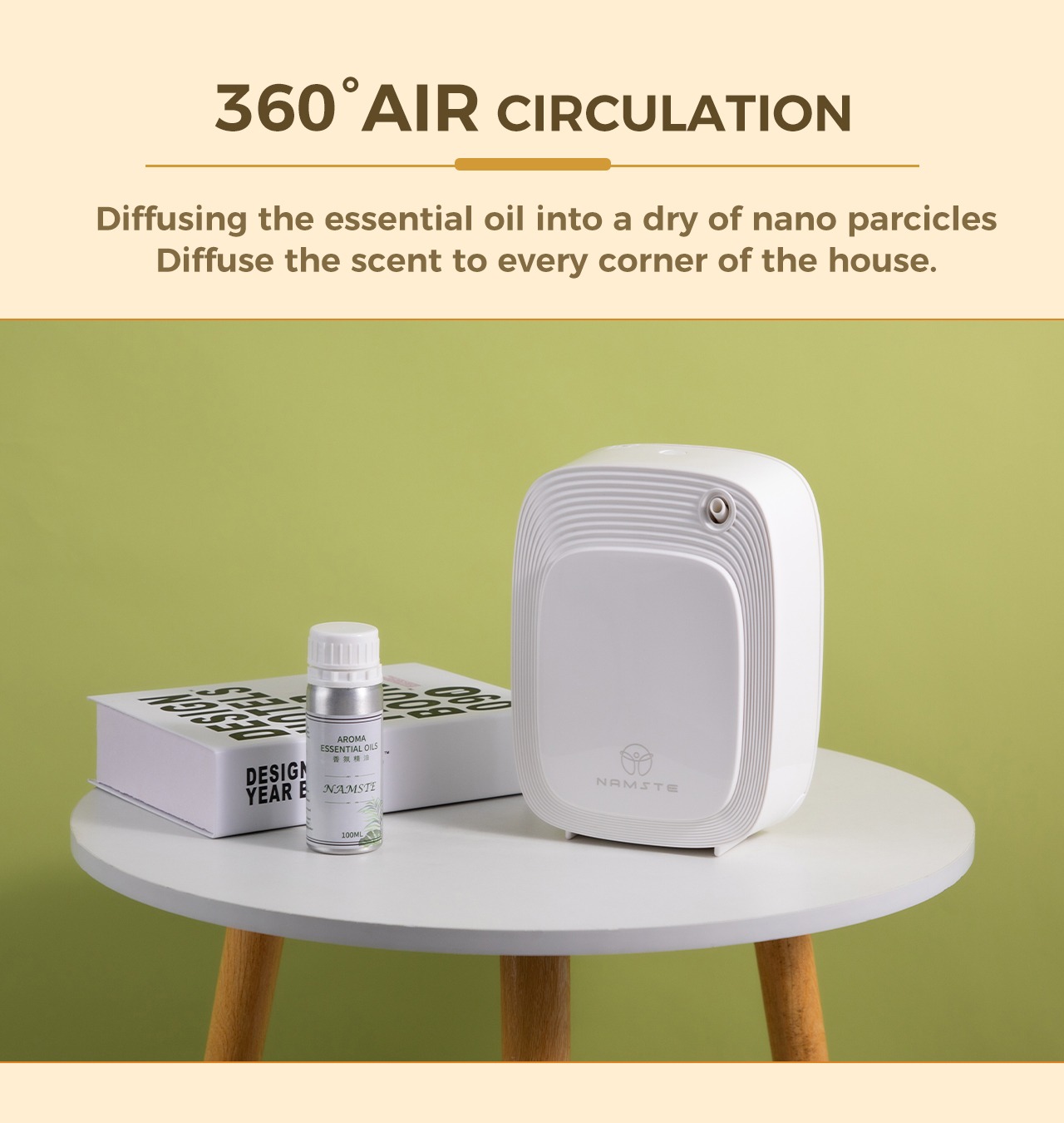 Namste 1000m³ Aroma Diffuser M - Home Fragrance Logo recensione e prezzo