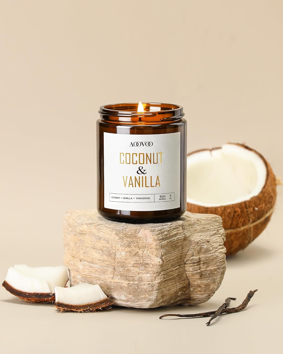 Coconut Vanilla Scented Candle - Home Fragrance Vanilla Scented Candle recensione e prezzo