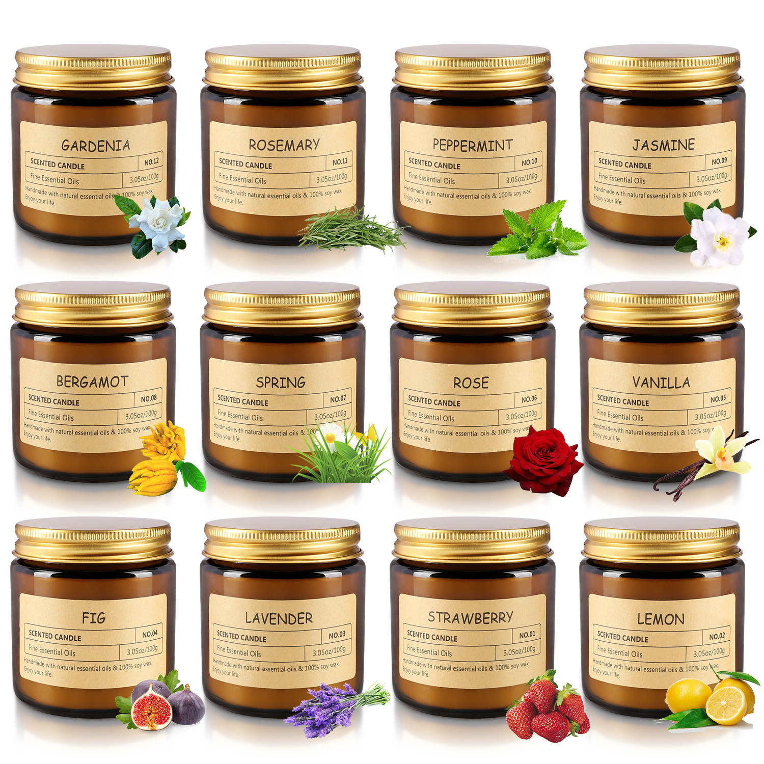 12 sachet scented candles with - Home Fragrance recensione e prezzo